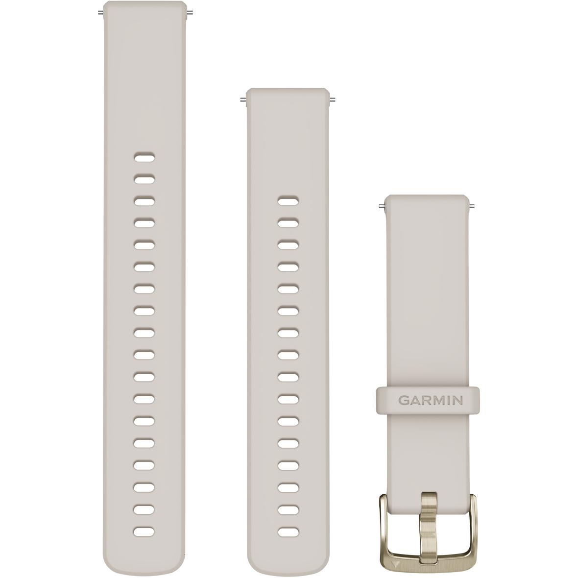 Schnellwechsel-Armband 18 mm Silikon Armband Beige_ELFENBEIN | one size