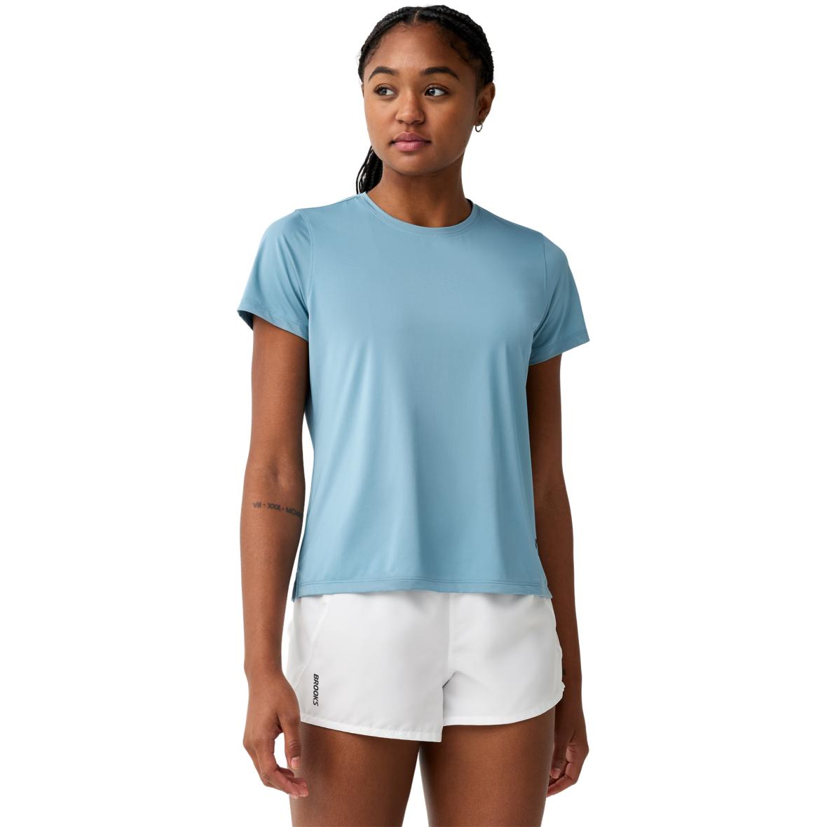 Dash  Damen Laufshirt Hellblau_468__BLUE HAZE | XS