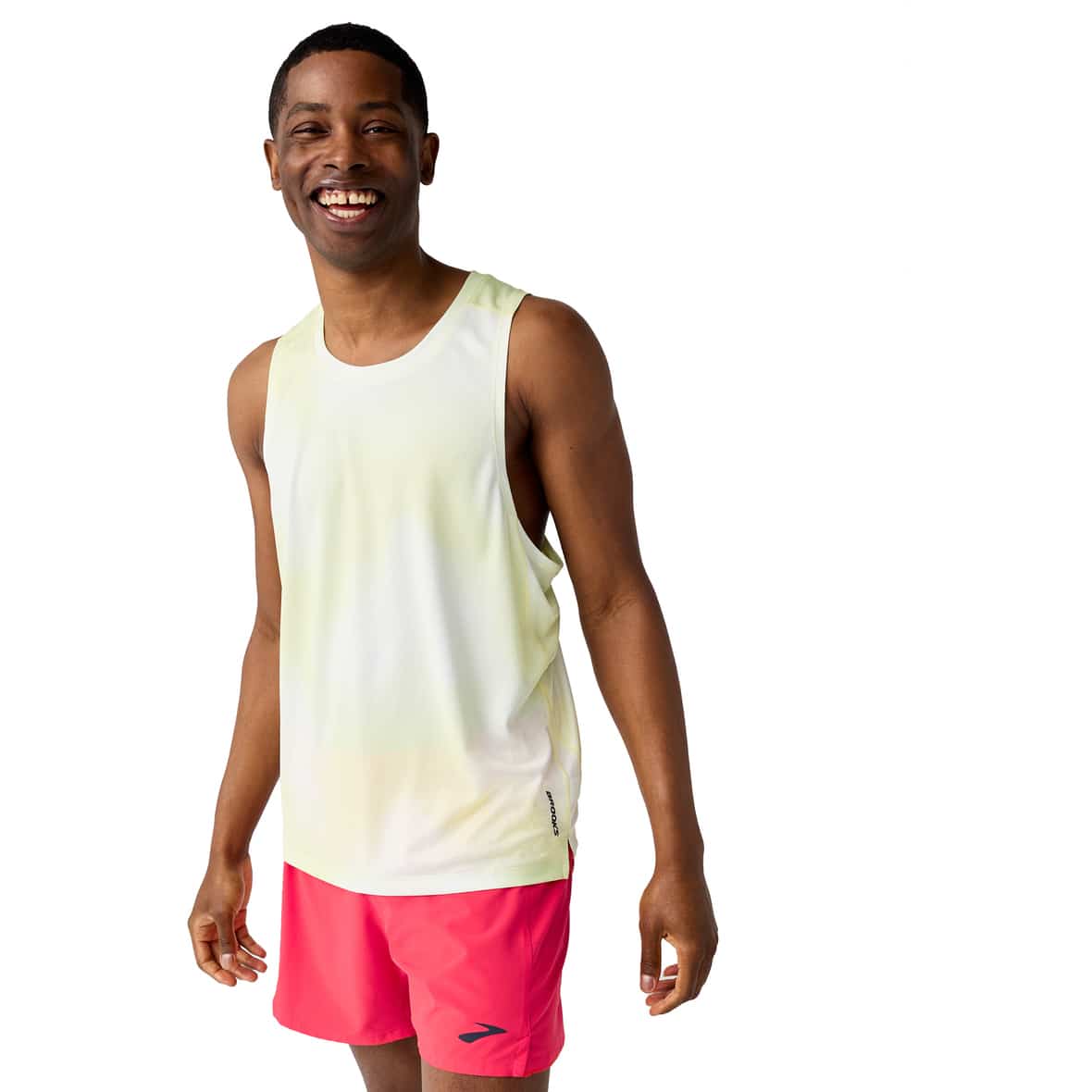 Dash Singlet Herren Laufshirt Gelb_765__EUPHORYC LUM | M