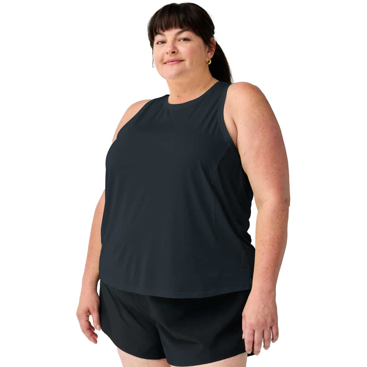 Dash Tank Damen Laufshirt Schwarz_001__BLACK | M