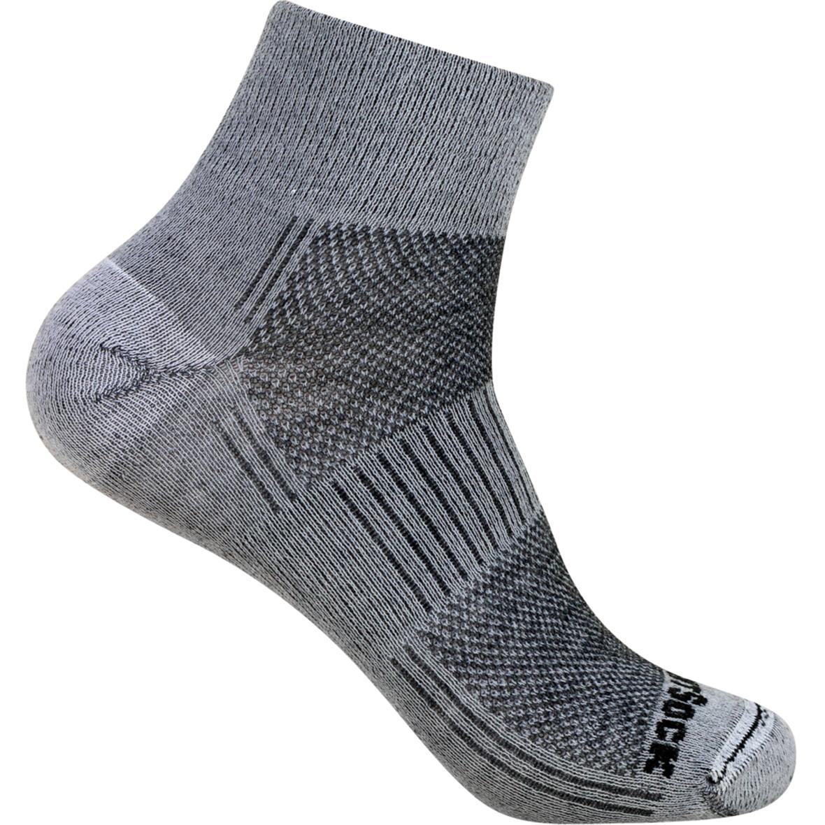 Merino Coolmesh II Quarter Socken Grau_16 | 34-37