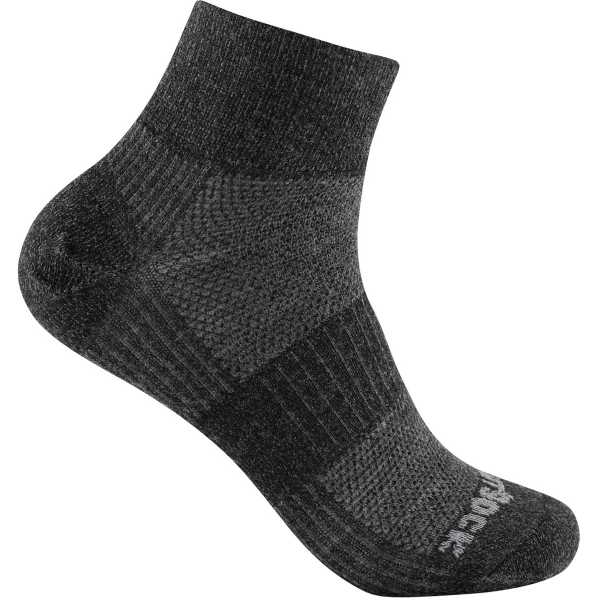 Merino Coolmesh II Quarter Socken Schwarz_03 | 45,5-49