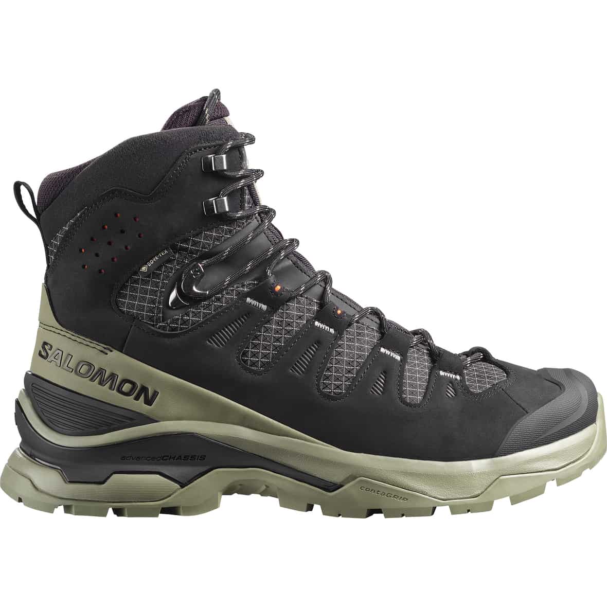 Quest 5 GORE-TEX Herren Trekkingschuhe Schwarz_000__BLACK/DEEP LICHEN GREEN/BLACK | 7