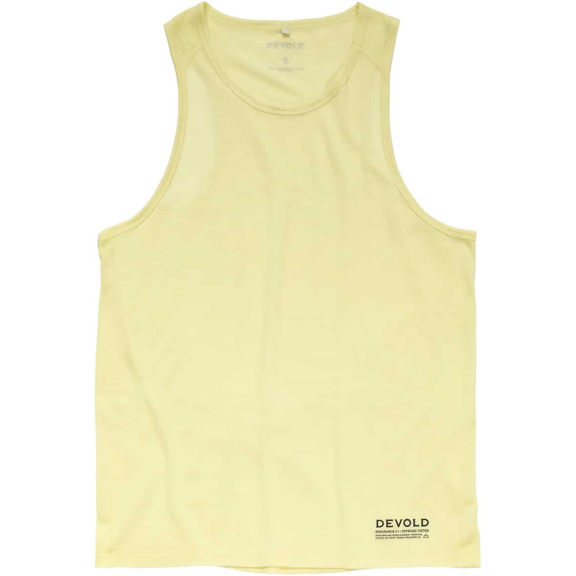 Endurance Merino 130 Singlet  Herren Laufshirt Gelb_367A__ FROZEN | S