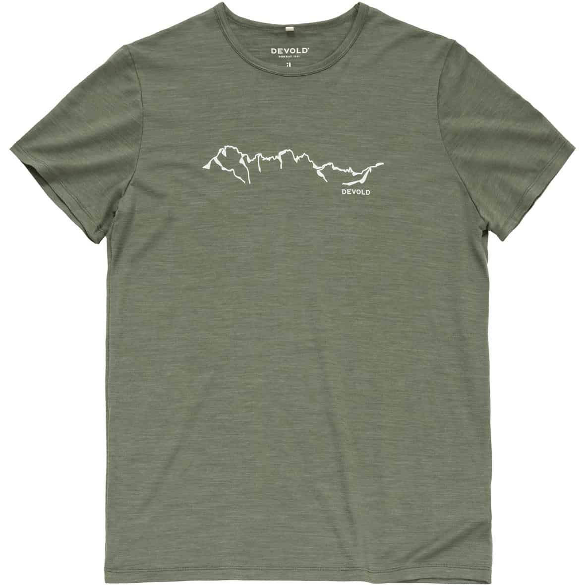 Active Skyline 130 Herren T-Shirt Oliv_421A__ FOREST | S