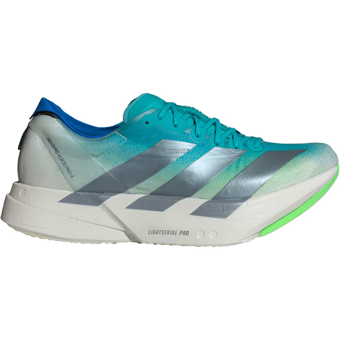 adidas Adizero Adios Pro 4 Herren Laufschuhe (Türkis 8 42 EU) Laufschuhe