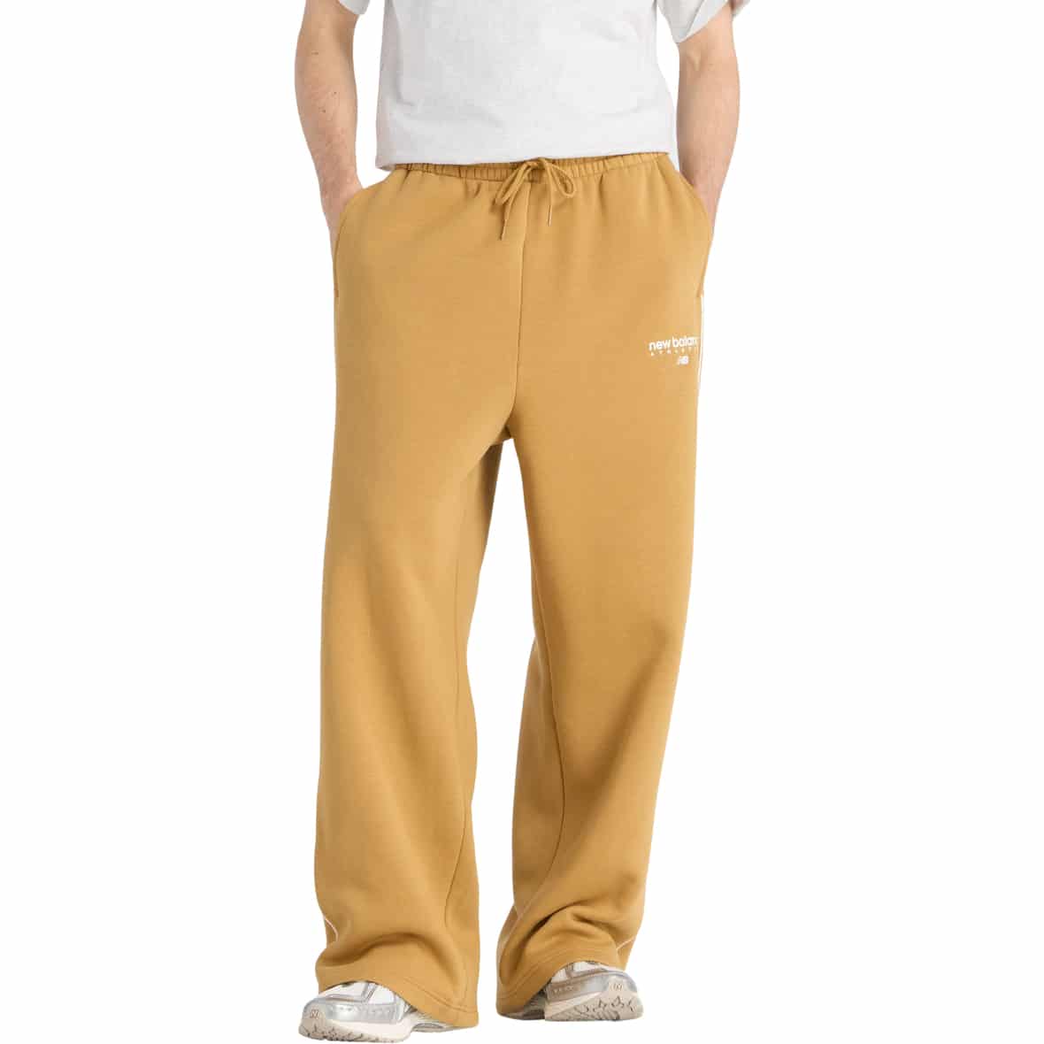 Linear Heritage Fleece Pant Herren Trainingshose Hellbraun_ABG | L