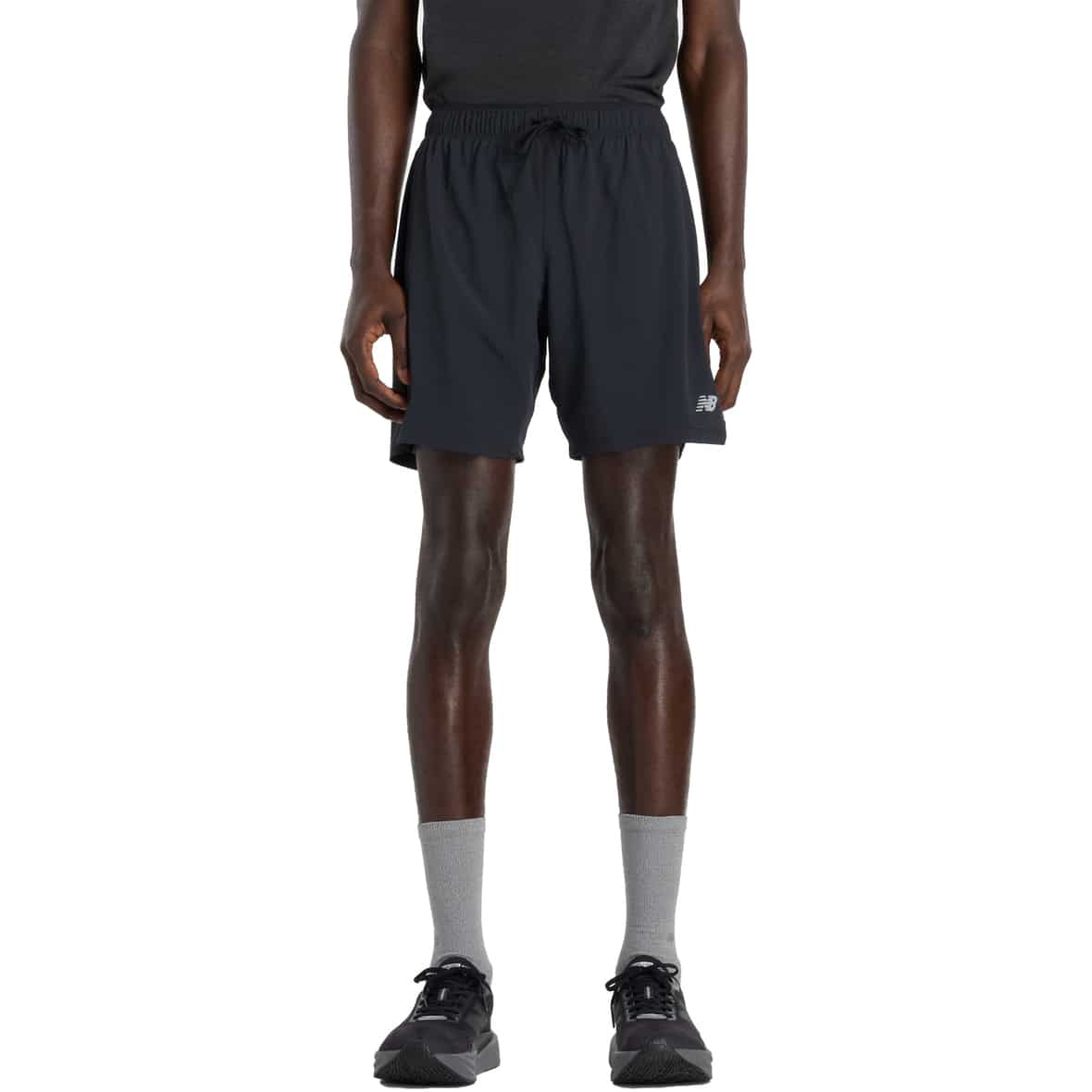 RC Lined 7 Herren Laufshorts Schwarz_BK | XL