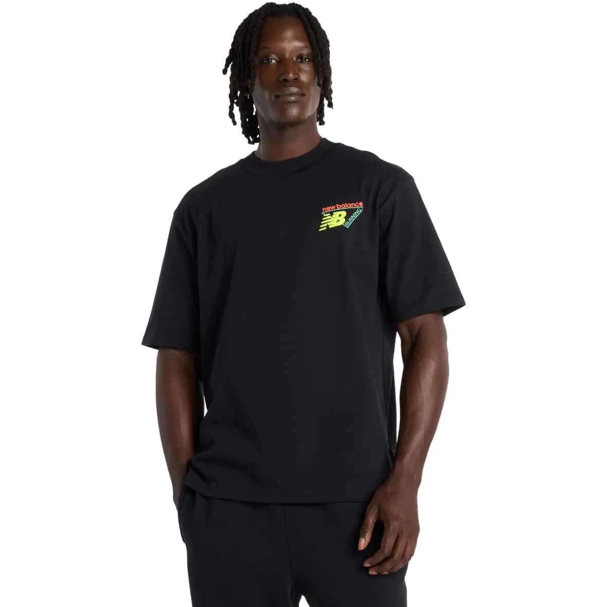 Neon Heat Map  Herren T-Shirt Schwarz_BK | L