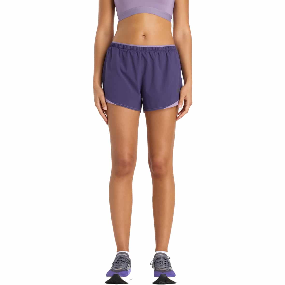 RC Essentials 3 Damen Laufshorts Violett_BOY | L