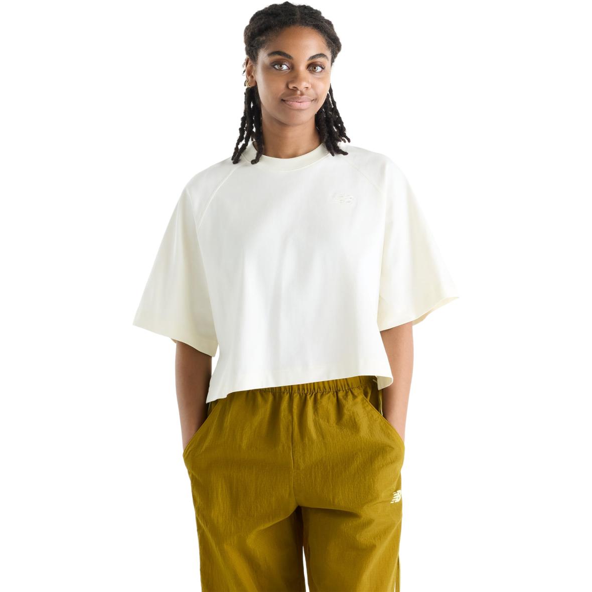 Raglan Oversized Damen T-Shirt Beige_AGA | L