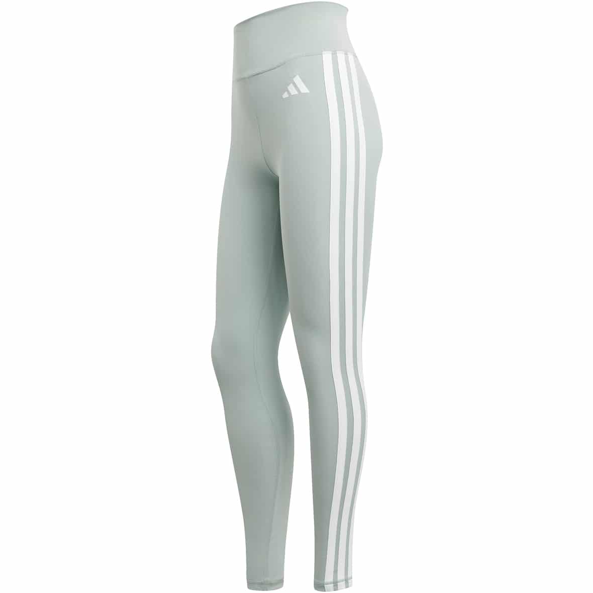 Optime Essentials 3 Stripes Damen Leggings Hellgrau_000__WOSA/WHITE | S