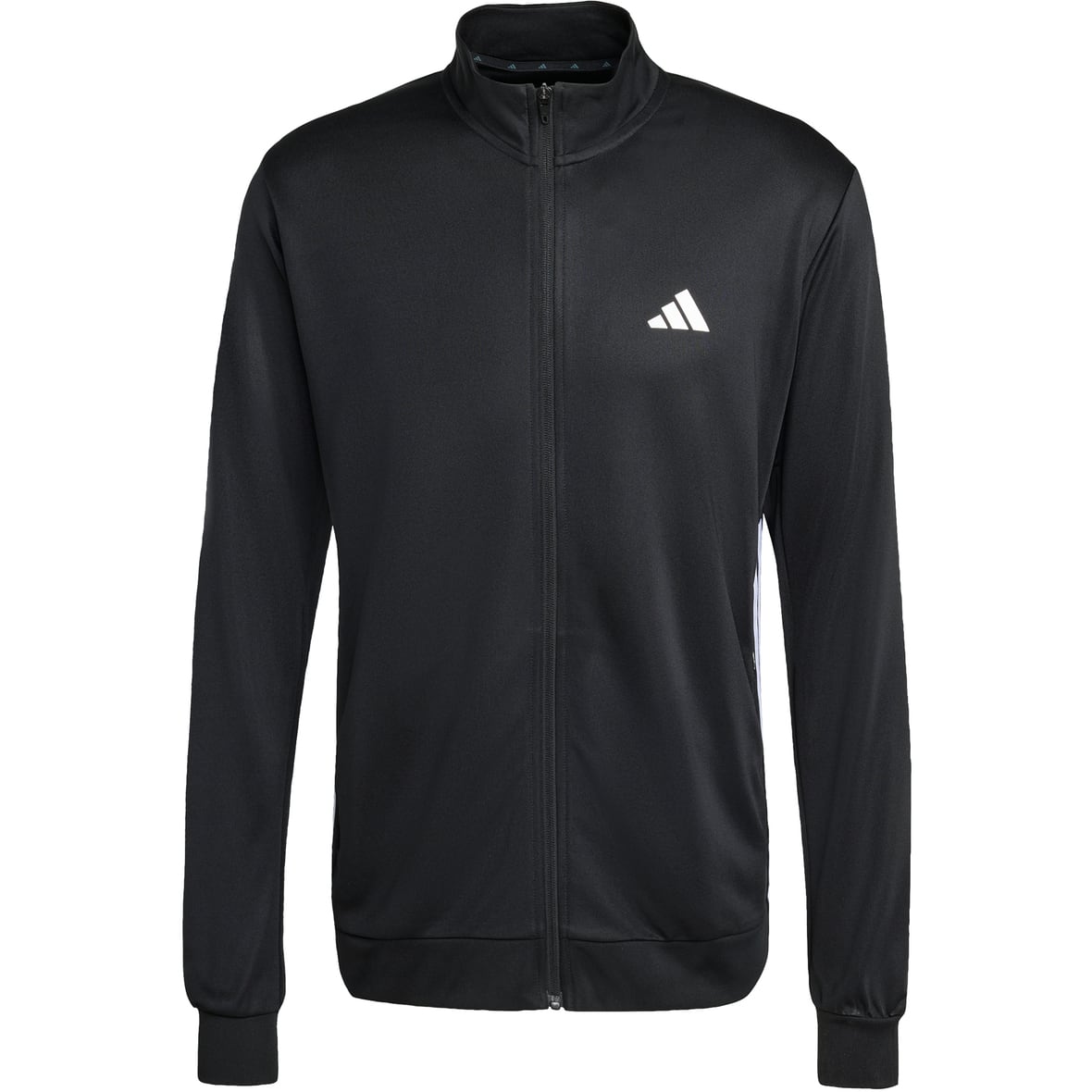 Workout Essentials All Set 3 Stripes  Herren Trainingsjacke Weiß_000__BLACK/WHITE | L