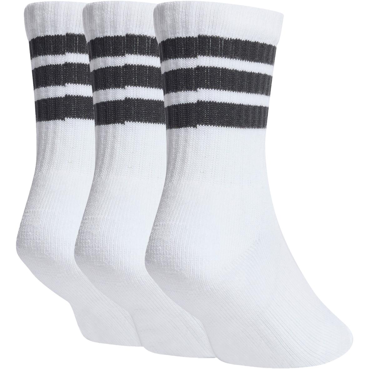 3 Stripes Cushioned 3er-Pack Kinder Socken Weiß_000__WHITE/BLACK/BLACK | 25-27