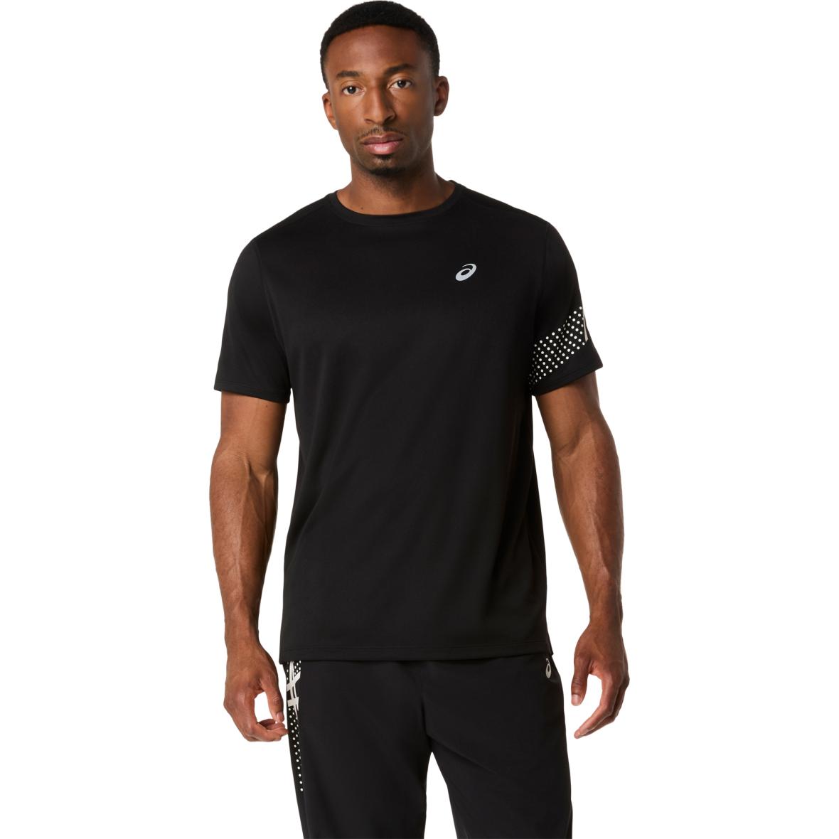 Icon  Herren Laufshirt Schwarz_001__PERFORMANCE BLACK/CREAM | M