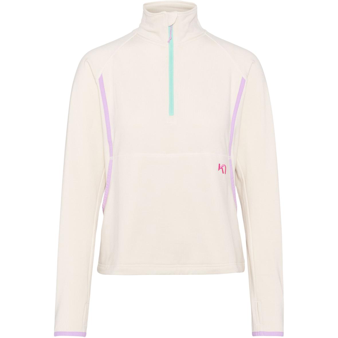 Mika  Damen Fleecepullover Beige_BJERK__LIGHT BEIG | XS