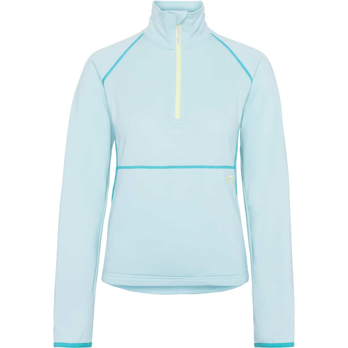 Mika  Damen Fleecepullover Türkis_AQUAT | XS