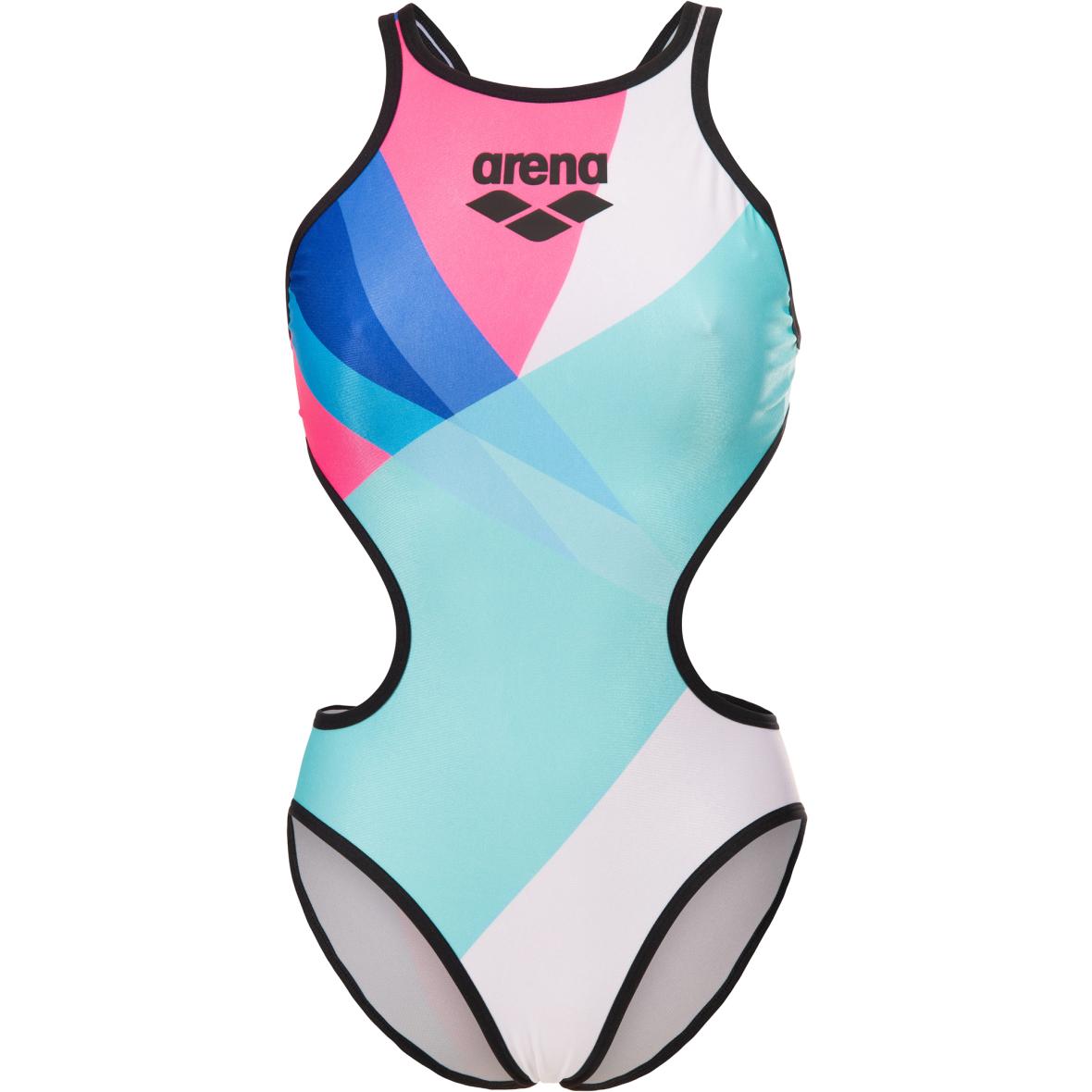 One Multicolour Damen Badeanzug Schwarz_505__MULTI-BLACK | 34