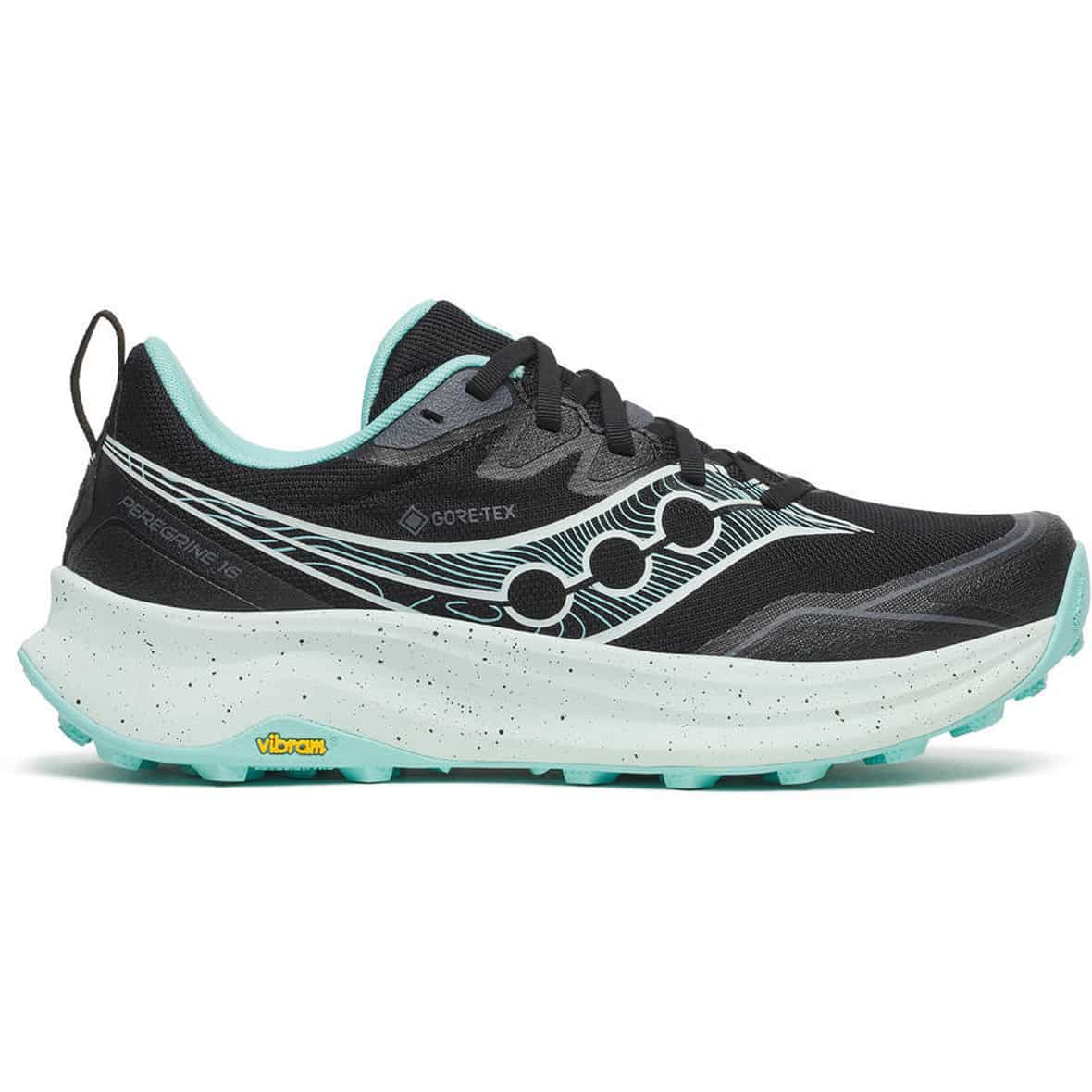 Peregrine 16 GTX Damen Trailrunningschuhe Schwarz_101__BLACK/AQUA | 7