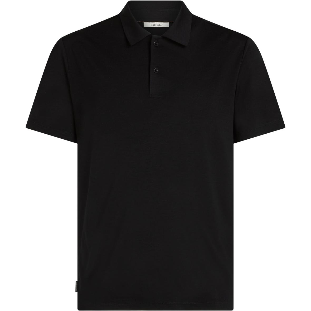 15.5 Merinofine  Herren Poloshirt Schwarz_IB001 | S