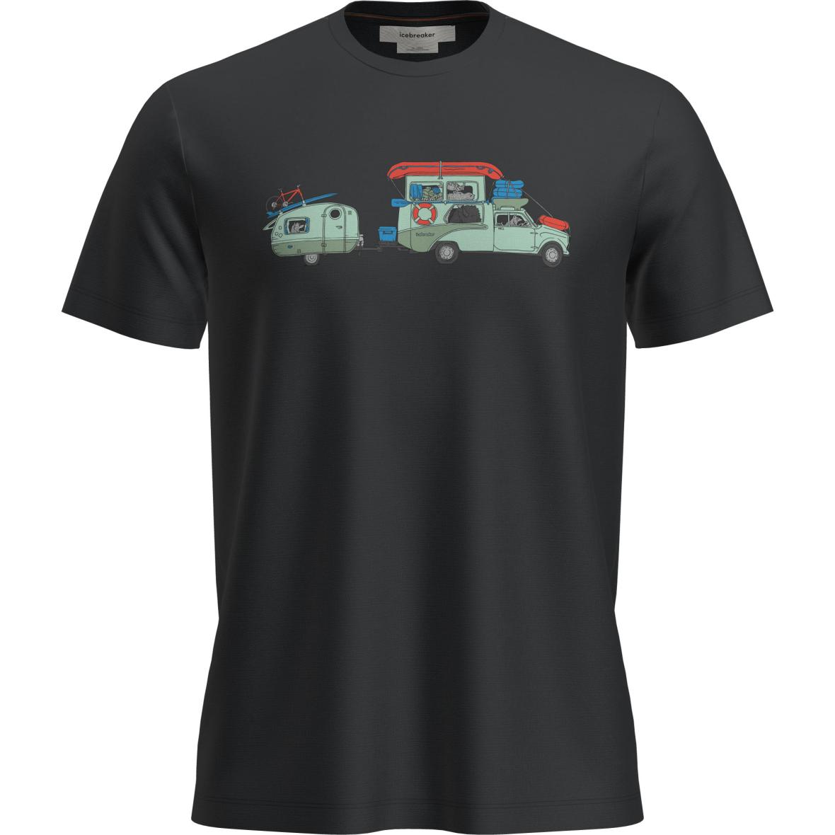 Merino 150 Tech Lite  Herren T-Shirt Schwarz_IB001 | S
