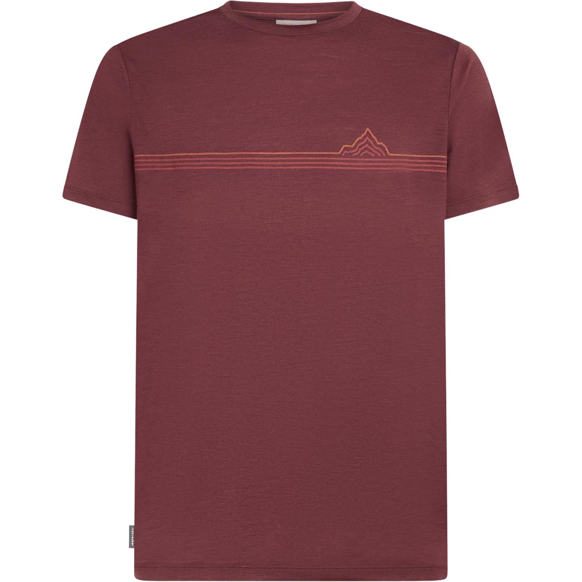 Merino 150 Tech Lite  Herren T-Shirt Dunkelrot_IB01C | S