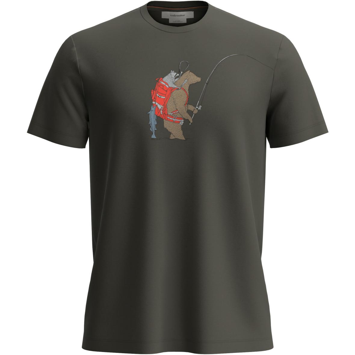 Merino 150 Tech Lite Bear Catch  Herren T-Shirt Dunkelgrün_IB0L1 | XL