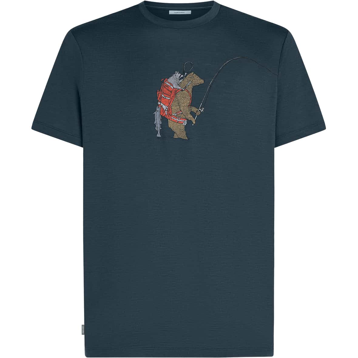 Merino 150 Tech Lite Bear Catch  Herren T-Shirt Blau_IBZ43 | XXL