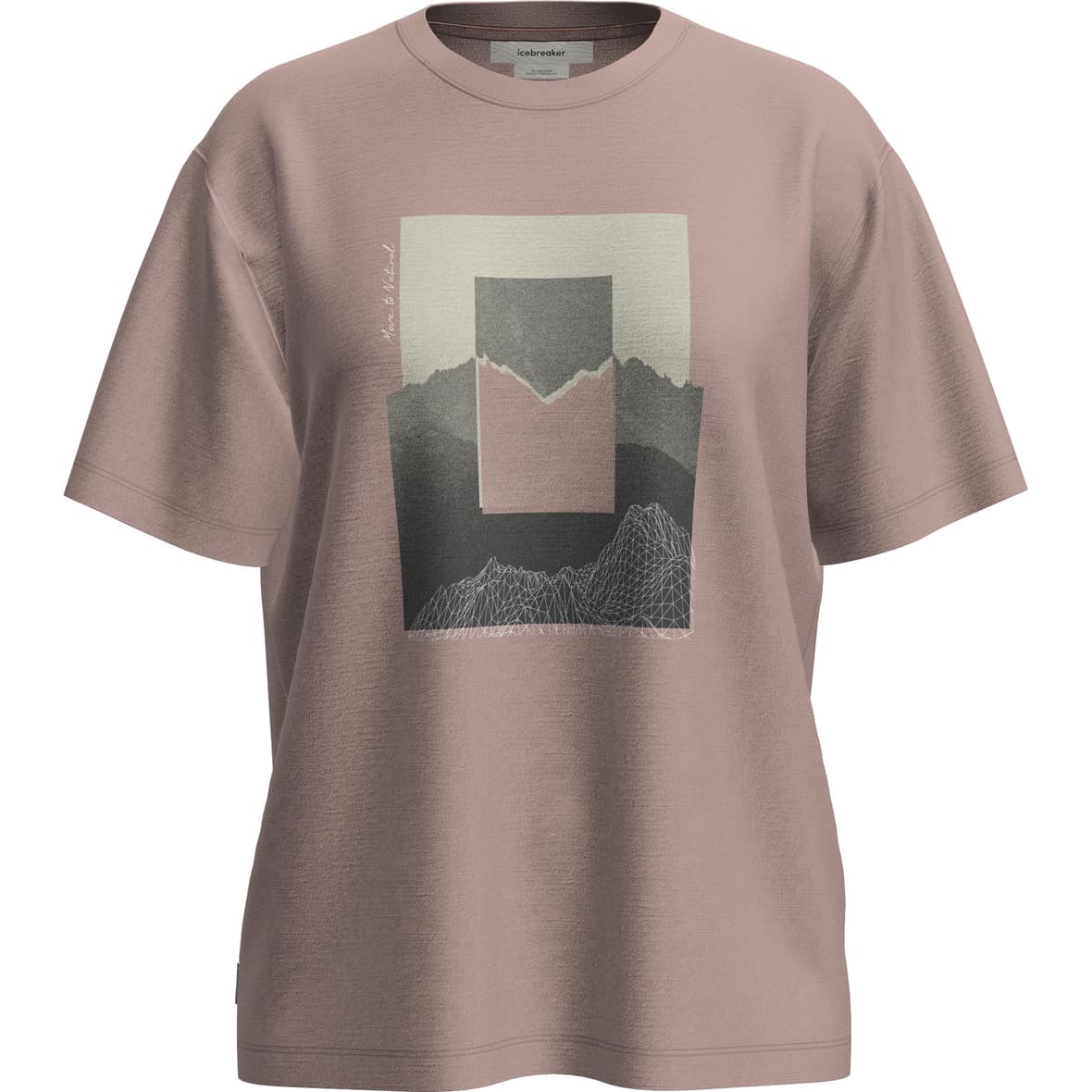 Merino 150 Tech Lite Relaxed Damen T-Shirt Pink_IB0LH | XS