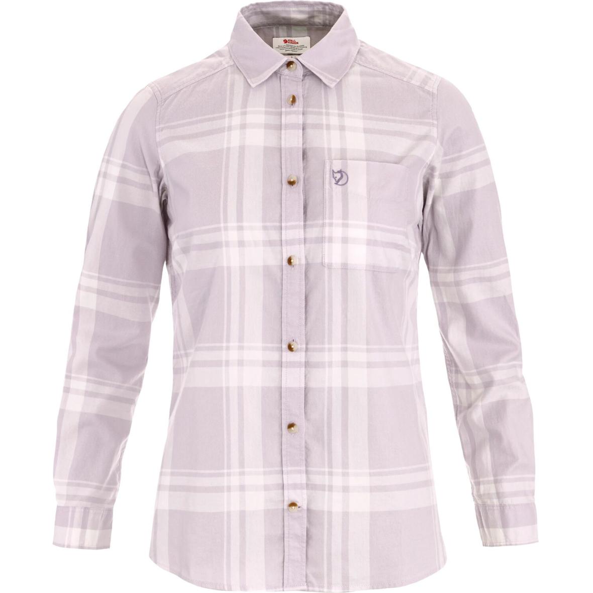 Övik Lite Flanell Damen Bluse Flieder_111-452 | XS