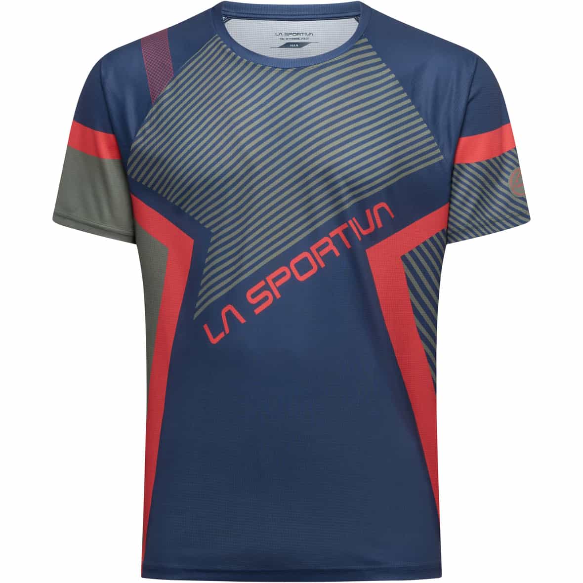 Flow Herren Laufshirt Blau_R24E47 | S