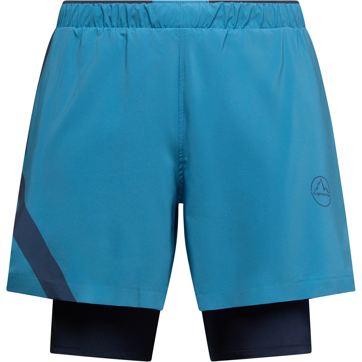 Flow 5" Herren Laufshorts Blau_B07B46 | S