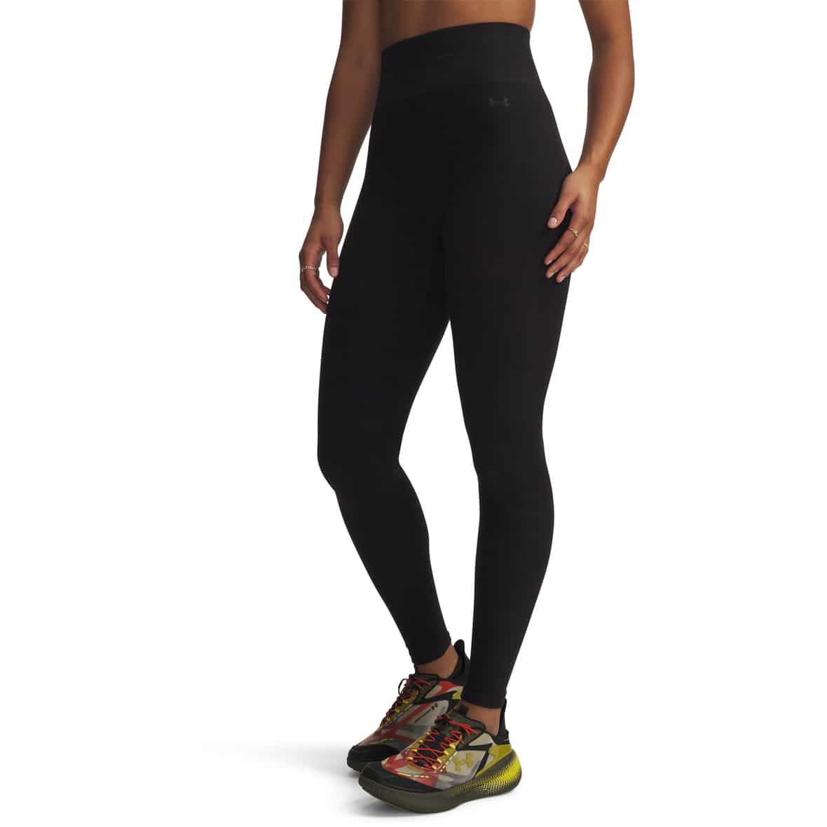 Seamless Cotton Damen Leggings Schwarz_008 | S