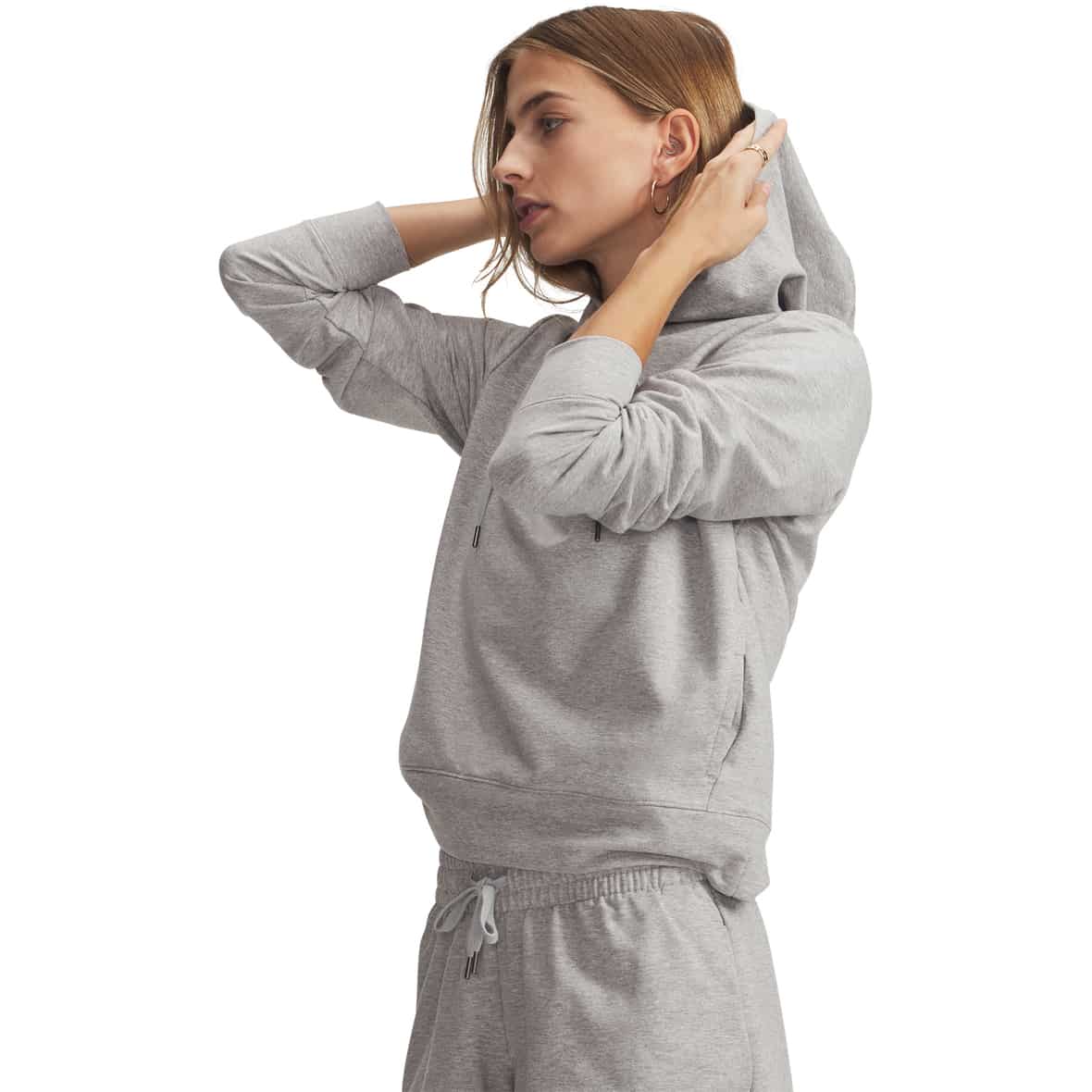 Sport Terry  Damen Hoodie Grau_011 | M