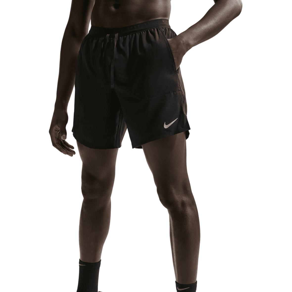 Dri-Fit Stride 2in1 7inch  Herren Laufshorts Schwarz_010__BLACK/REFLECTIVE SILV | XL