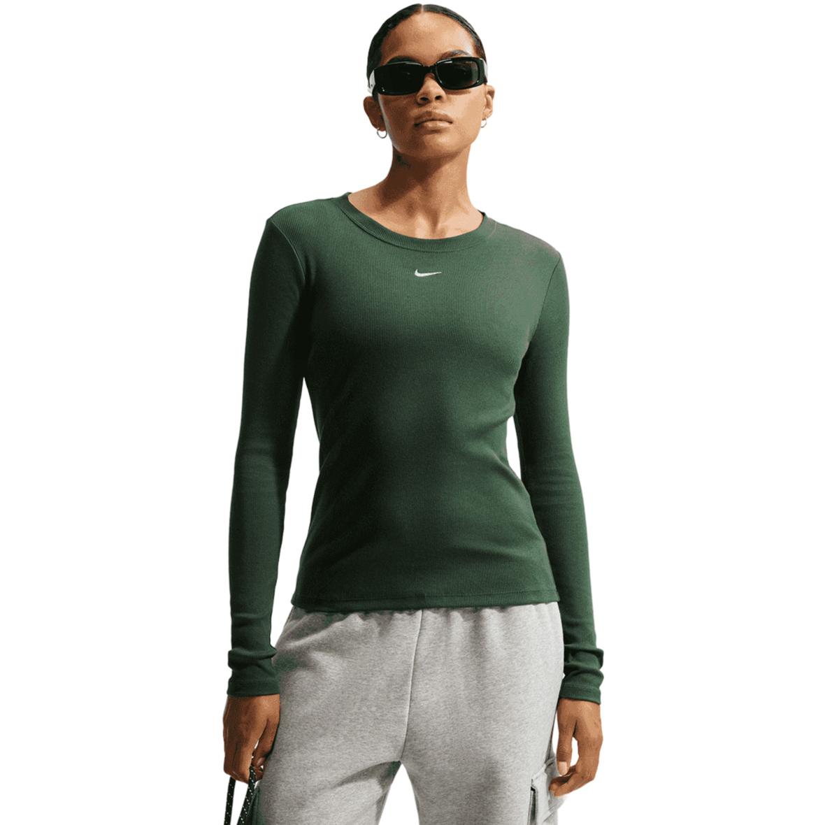 Rib Tight Damen Longsleeve Mint_323__FIR | XS