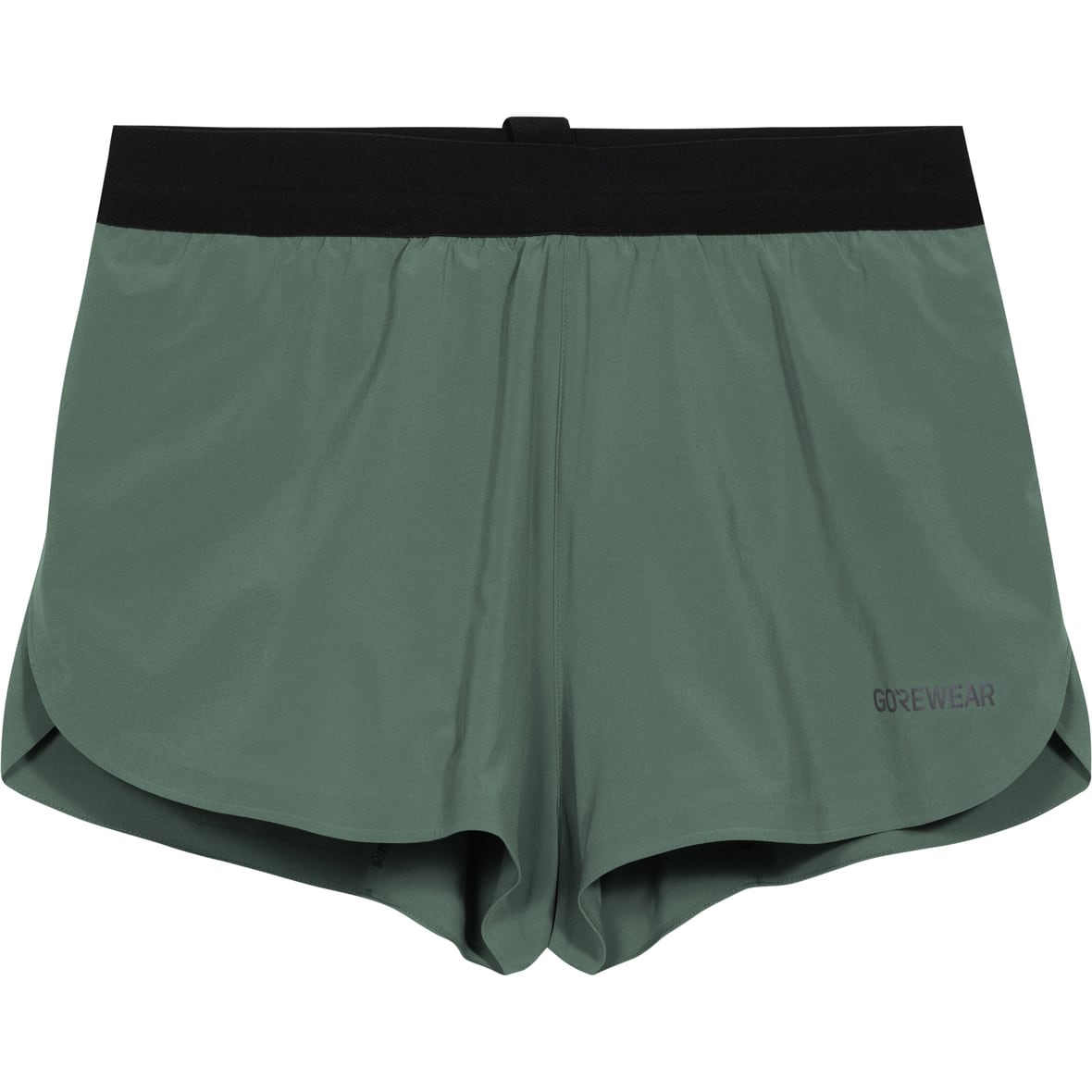 Concurve Split Herren Laufshorts Grün_DH00 | S