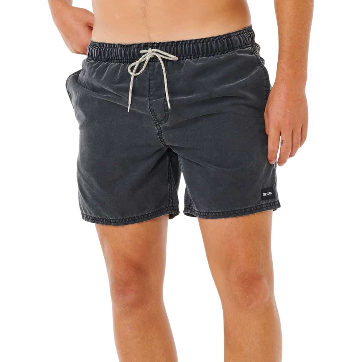 Offset Washed Volley Herren Badehose Schwarz_0090 | S
