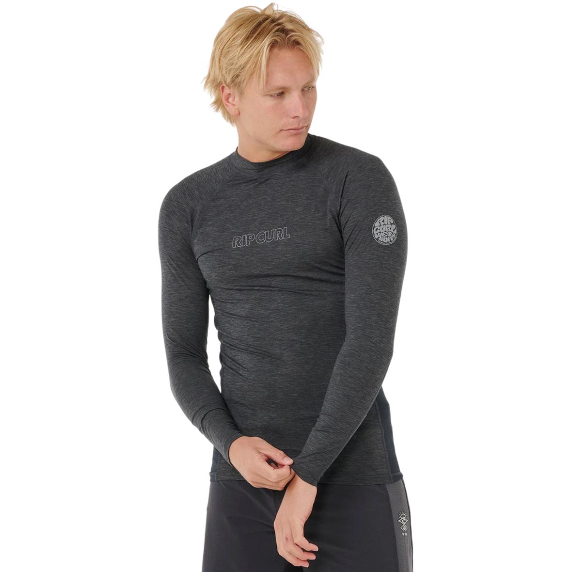 Dawn Patrol UPF Perf Herren UV-Shirt Schwarz_3442__BLACK MARLE | M