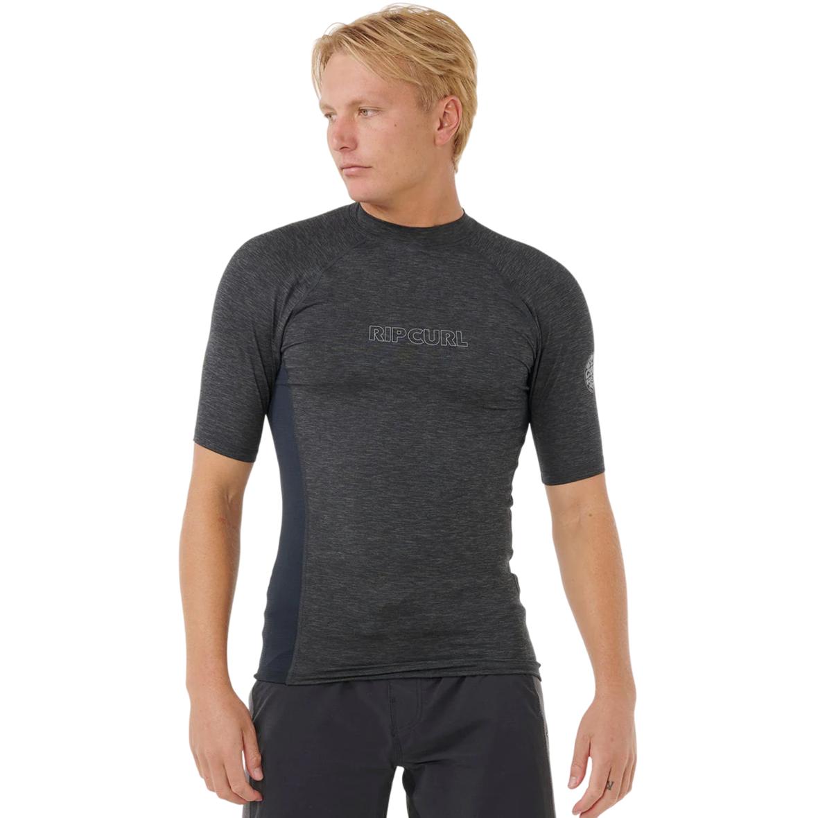 Dawn Patrol UPF Perf Herren UV-Shirt Schwarz_3442__BLACK MARLE | XXL