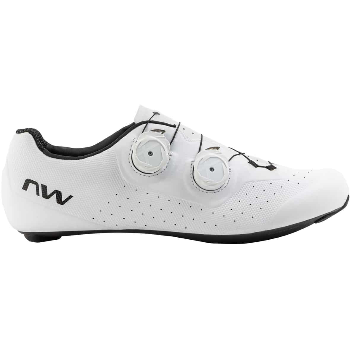 Extreme Plus Fahrradschuhe Weiß_51__WHITE/BLACK | 42,5