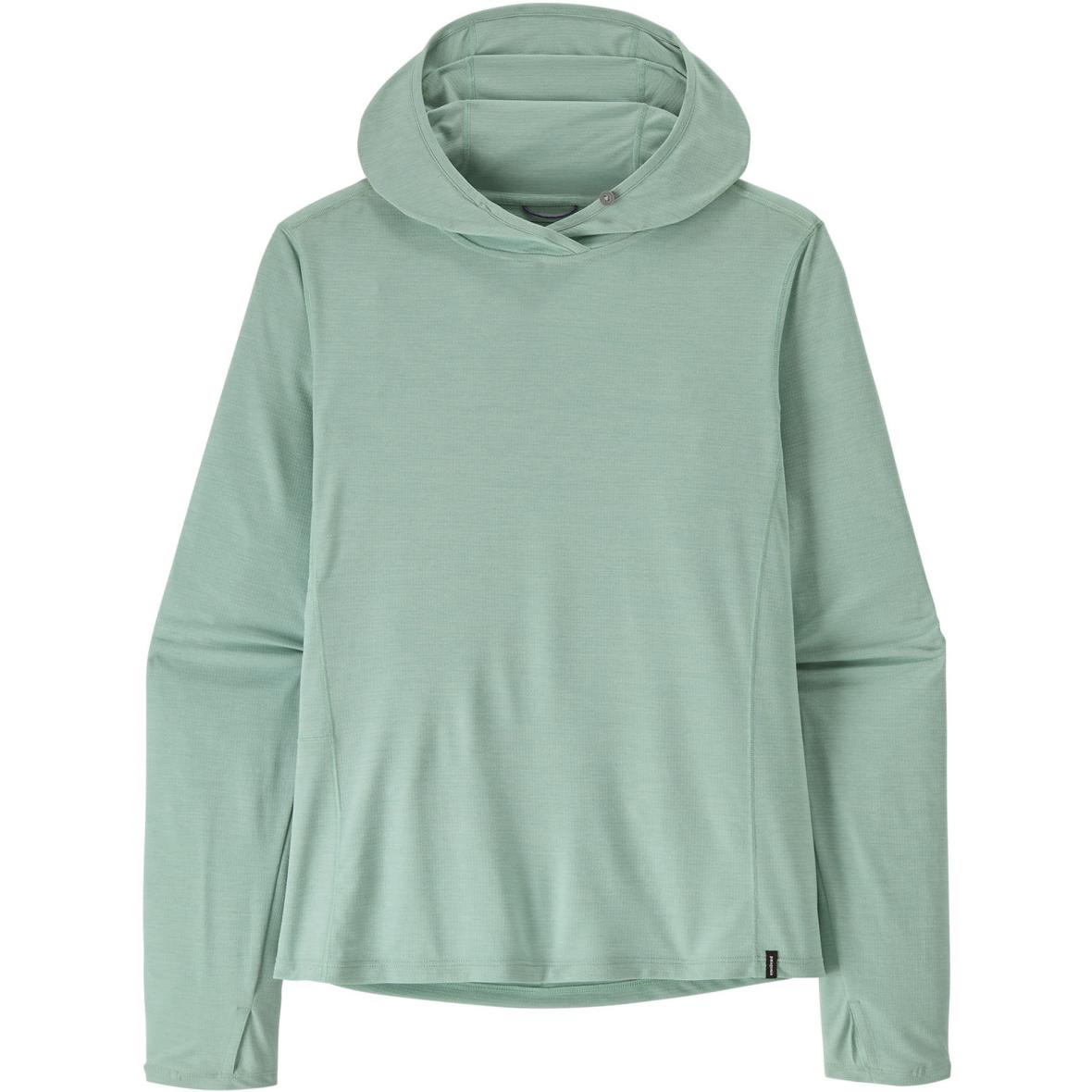 Capilene Cool Sun Hoody Damen Longsleeve Hellblau_TBIX | L