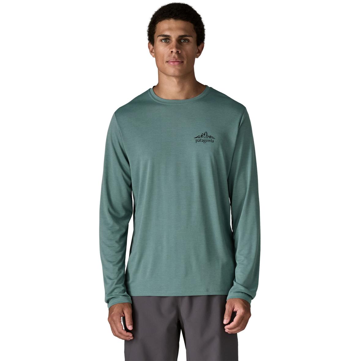 Capilene Cool Daily Cloud Crag Herren Longsleeve Blau_BSLX | XXL