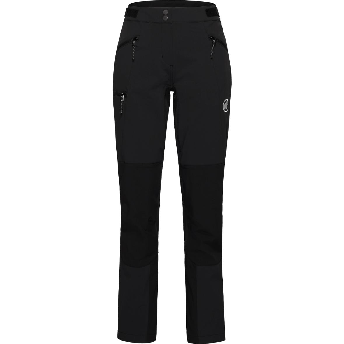 Courmayeur Damen Softshellhose Schwarz_0001 | 36 lo