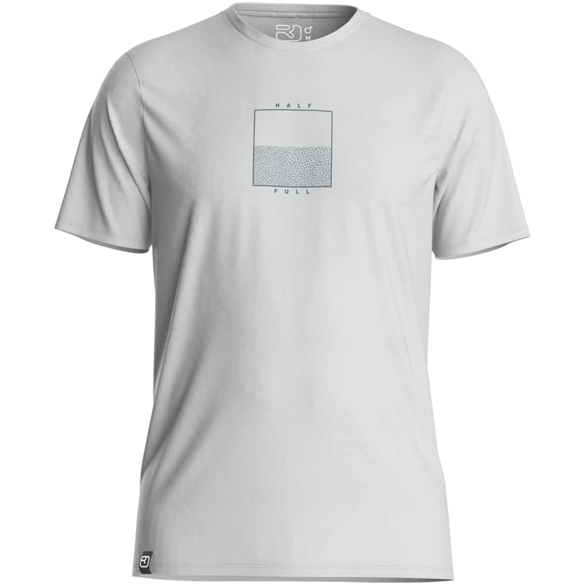 150 Cool Half Full Herren Funktionsshirt Hellgrau_87501 | S