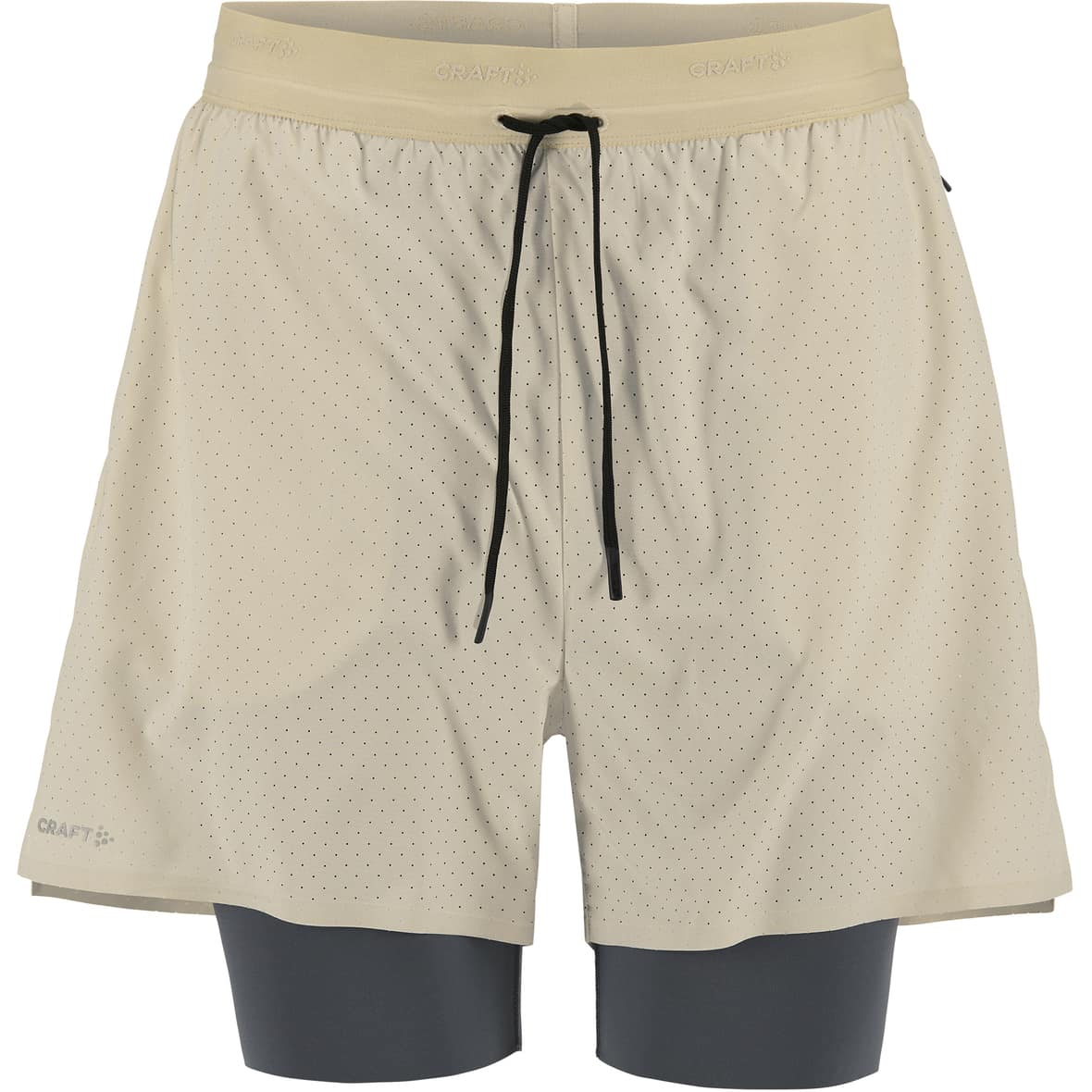 Hypervent 2-In-1  Herren Laufshorts Beige_2140 | L
