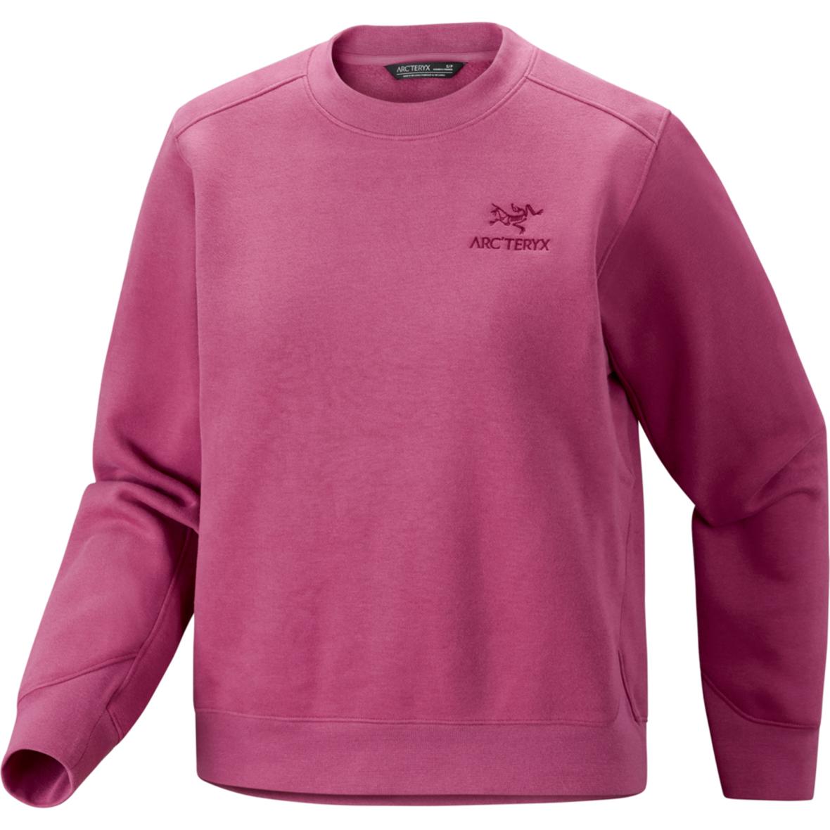 Emblem Crew Damen Fleecepullover Rot_023210 | XS