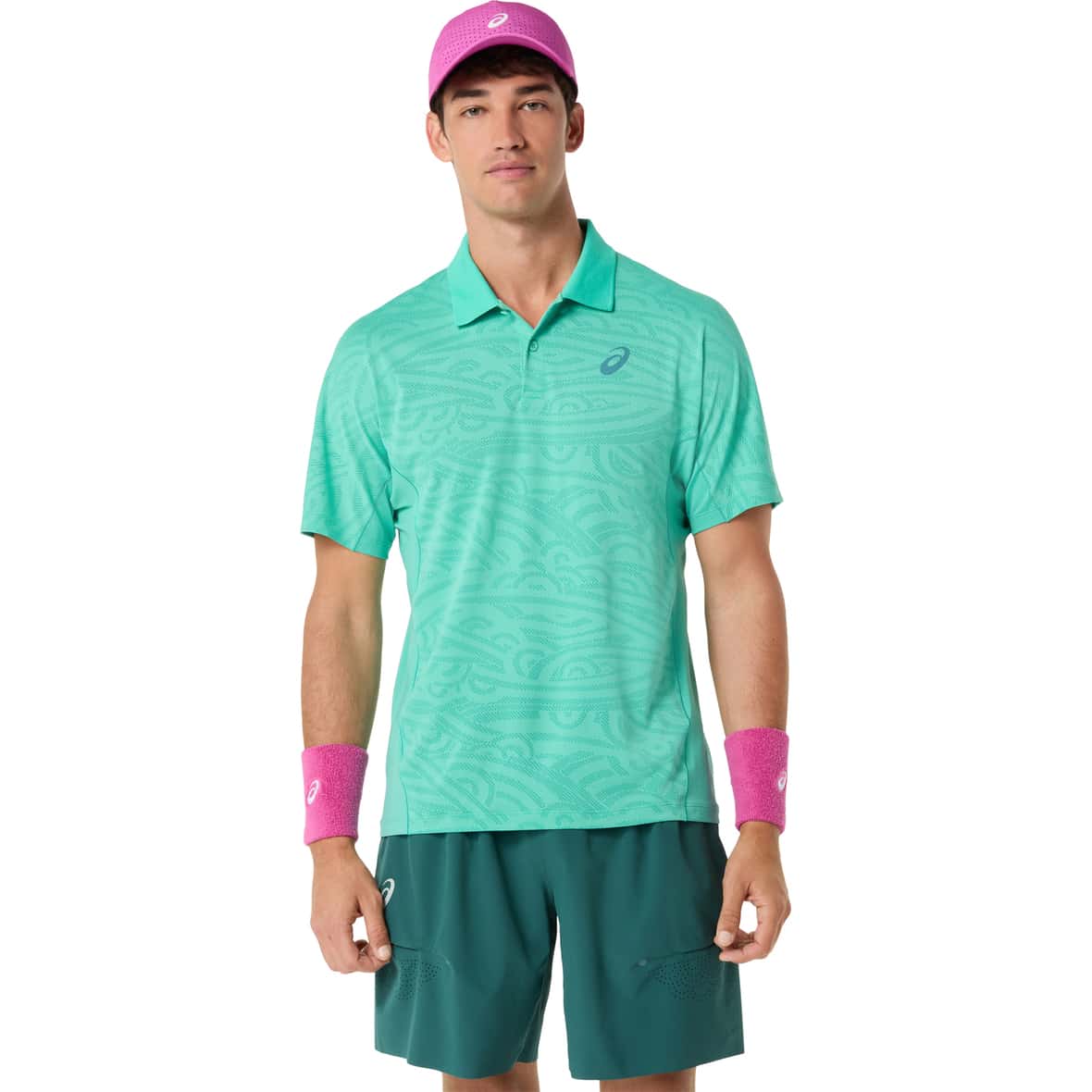Match Jacquard Herren Poloshirt Grün_300__AURORA GREEN | L