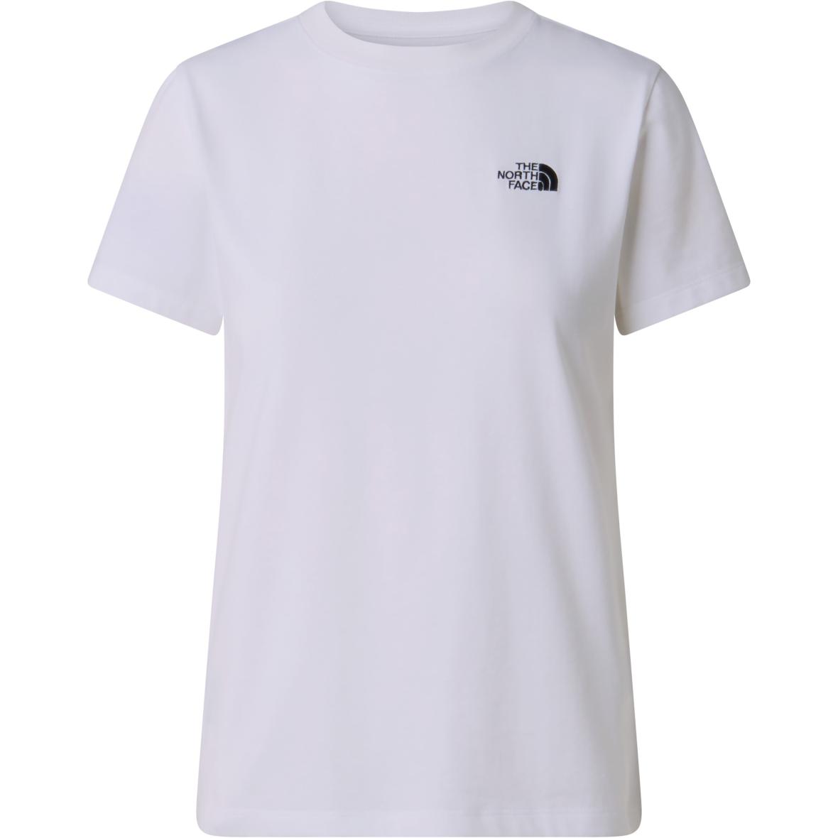 The North Face Evolution Simple Dome Slim Damen T-Shirt ( Weiß L)