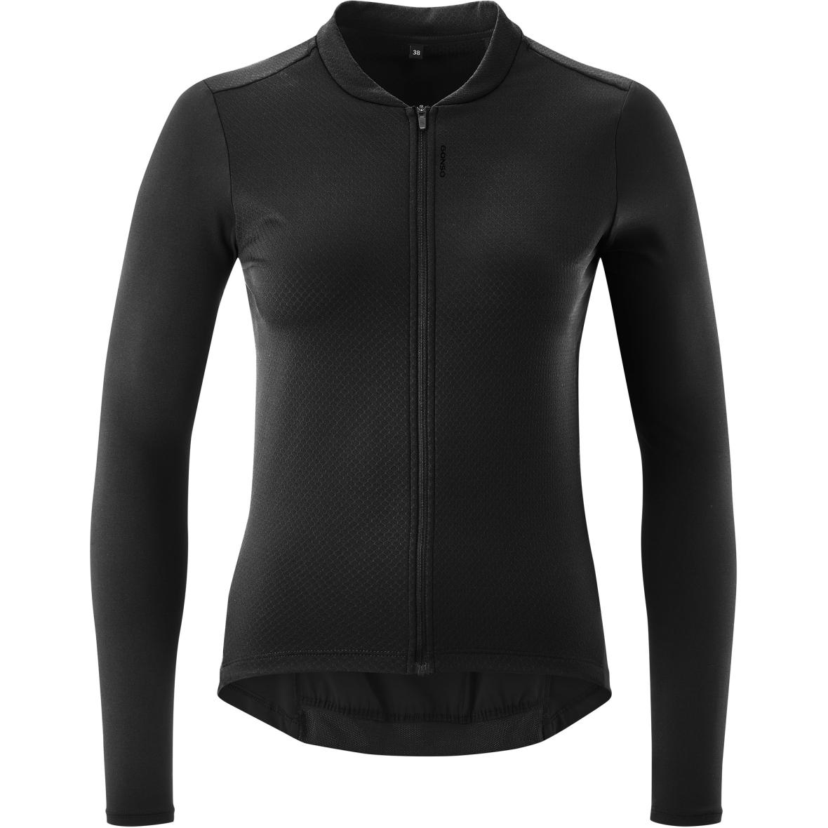 SITIVO Longsleeve Damen Radtrikot Schwarz_M10900 | 34